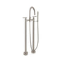 California Faucets - Contemporary Wall Mount Tub Filler - Arc Spout - Gloss White