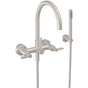 California Faucets - Contemporary Wall Mount Tub Filler - Gloss White
