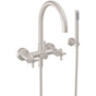 California Faucets - Contemporary Deck Mount Tub Filler - Gloss White