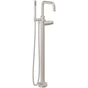 California Faucets - Contemporary Deck Mount Tub Filler - Arc Spout - Ultra Stainless Steel Pvd