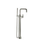 California Faucets - Contemporary Single Hole Floor Mount Tub Filler - Quad Spout - Gloss White