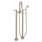 California Faucets - Traditional Floor Mount Tub Filler - Arc Spout - Gloss White