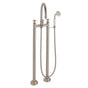 California Faucets - Traditional Floor Mount Tub Filler - Arc Spout - Gloss White