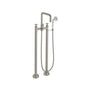 California Faucets - Traditional Floor Mount Tub Filler - Quad Spout - Gloss White