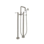 California Faucets - Traditional Floor Mount Tub Filler - Quad Spout - Gloss White
