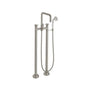 California Faucets - Traditional Floor Mount Tub Filler - Quad Spout - Gloss White