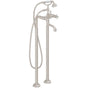 California Faucets - Contemporary Deck Mount Tub Filler - Quad Spout - Gloss White