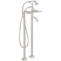 California Faucets - Traditional Floor Mount Tub Filler - Gloss White