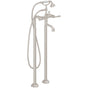 California Faucets - Traditional Floor Mount Tub Filler - Gloss White
