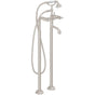 California Faucets - Traditional Floor Mount Tub Filler - Gloss White
