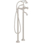 California Faucets - Traditional Floor Mount Tub Filler - Gloss White