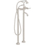 California Faucets - Traditional Floor Mount Tub Filler - Gloss White