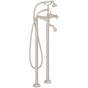 California Faucets - Traditional Floor Mount Tub Filler - Gloss White