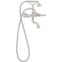 California Faucets - Traditional Floor Mount Tub Filler - Gloss White