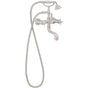 California Faucets - Traditional Floor Mount Tub Filler - Gloss White