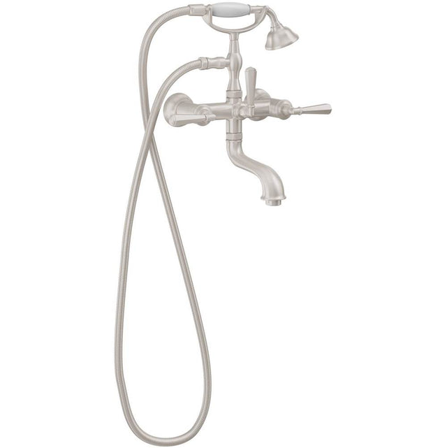 California Faucets - Traditional Wall Mount Tub Filler - Gloss White