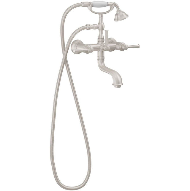 California Faucets - Traditional Wall Mount Tub Filler - Gloss White