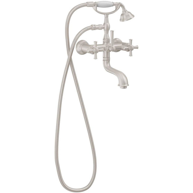 California Faucets - Traditional Wall Mount Tub Filler - Gloss White