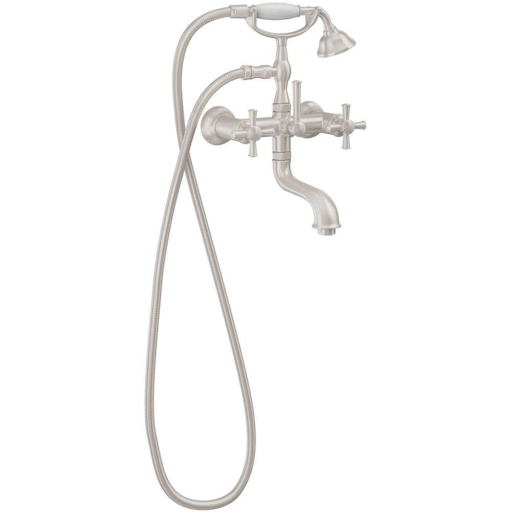 California Faucets - Traditional Wall Mount Tub Filler - Gloss White