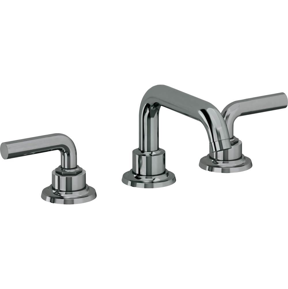 California Faucets - 8'' Widespread Lavatory Faucet with Completely Finished ZeroDrain - Black Nickel Pvd
