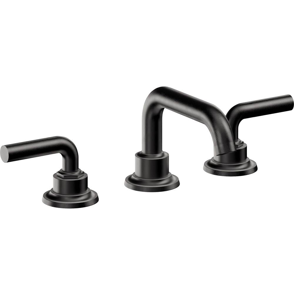 California Faucets - 8'' Widespread Lavatory Faucet - Matte Black