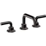 California Faucets - 8'' Widespread Lavatory Faucet with Completely Finished ZeroDrain - Matte Black