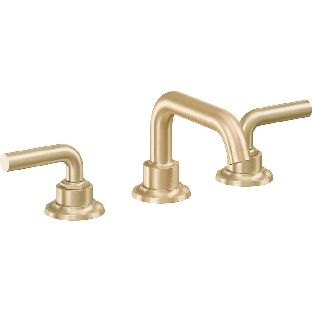 California Faucets - 8'' Widespread Lavatory Faucet with ZeroDrain - Satin Brass Pvd