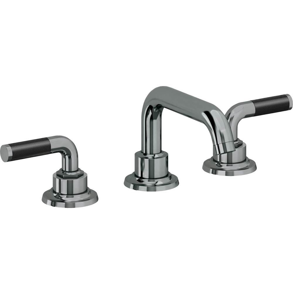 California Faucets - 8'' Widespread Lavatory Faucet with ZeroDrain - Black Nickel Pvd