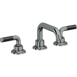California Faucets - 8'' Widespread Lavatory Faucet with ZeroDrain - Black Nickel Pvd