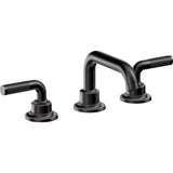 California Faucets - 8'' Widespread Lavatory Faucet with Completely Finished ZeroDrain - Matte Black