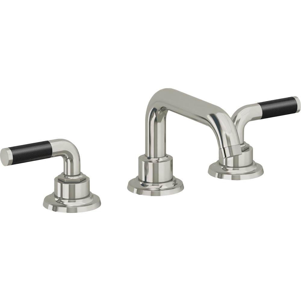 California Faucets - 8'' Widespread Lavatory Faucet with ZeroDrain - Polished Nickel Pvd