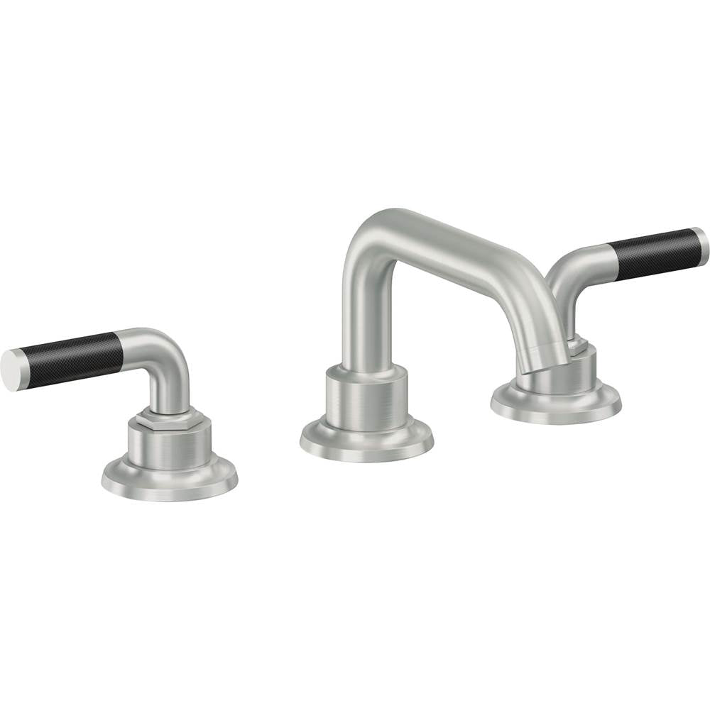 California Faucets - 8'' Widespread Lavatory Faucet with ZeroDrain - Satin Chrome Pvd