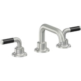 California Faucets - 8'' Widespread Lavatory Faucet with ZeroDrain - Satin Chrome Pvd