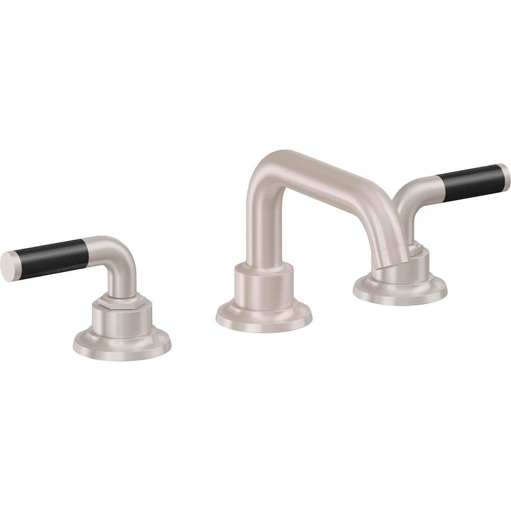 California Faucets - 8'' Widespread Lavatory Faucet with Completely Finished ZeroDrain - Satin Nickel