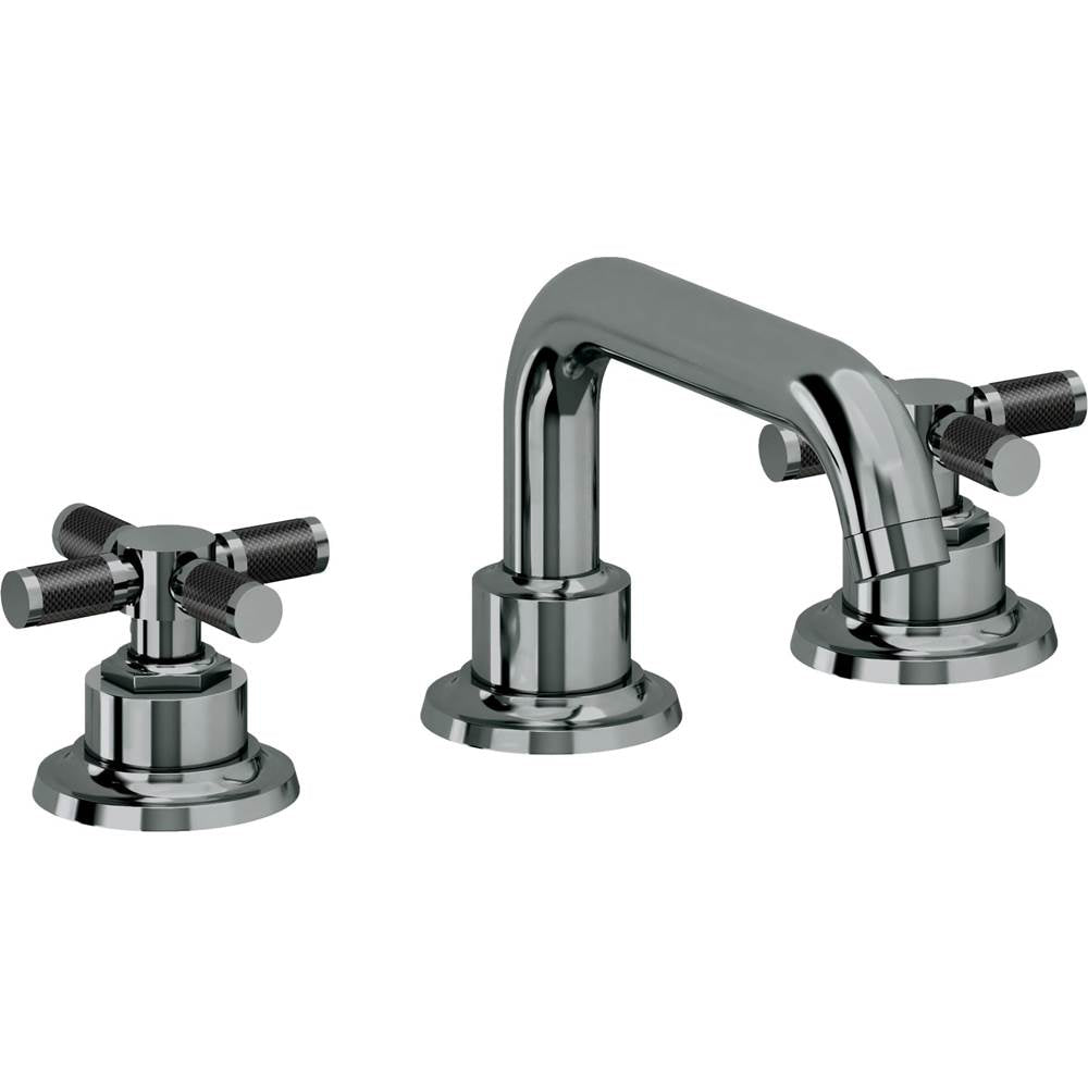California Faucets - 8'' Widespread Lavatory Faucet - Black Nickel Pvd