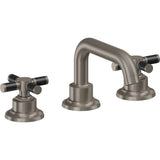 California Faucets - 8'' Widespread Lavatory Faucet with ZeroDrain - Graphite Pvd