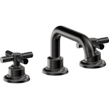 California Faucets - 8'' Widespread Lavatory Faucet with Completely Finished ZeroDrain - Matte Black