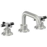 California Faucets - 8'' Widespread Lavatory Faucet with Completely Finished ZeroDrain - Satin Chrome Pvd