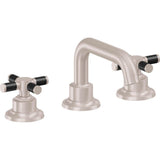 California Faucets - 8'' Widespread Lavatory Faucet with Completely Finished ZeroDrain - Satin Nickel