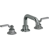 California Faucets - 8'' Widespread Lavatory Faucet with ZeroDrain - Black Nickel Pvd