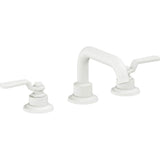 California Faucets - 8'' Widespread Lavatory Faucet with Completely Finished ZeroDrain - Matte White