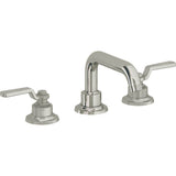 California Faucets - 8'' Widespread Lavatory Faucet with Completely Finished ZeroDrain - Polished Nickel Pvd