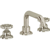 California Faucets - 8'' Widespread Lavatory Faucet with Completely Finished ZeroDrain - Burnished Nickel Uncoated