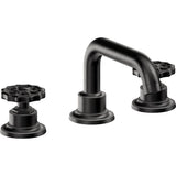 California Faucets - 8'' Widespread Lavatory Faucet with ZeroDrain - Matte Black
