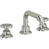 California Faucets - 8'' Widespread Lavatory Faucet with Completely Finished ZeroDrain - Polished Nickel Pvd