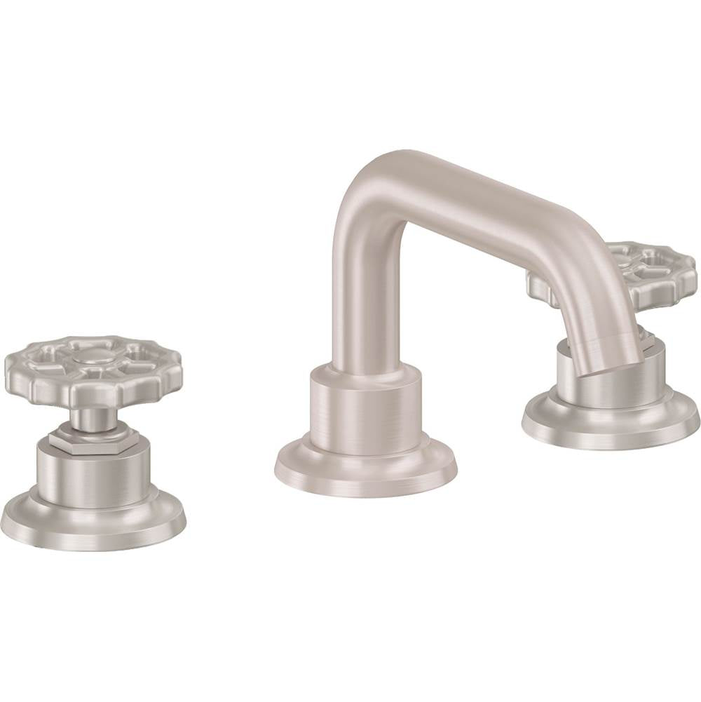 California Faucets - 8'' Widespread Lavatory Faucet - Satin Nickel