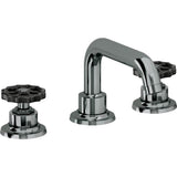 California Faucets - 8'' Widespread Lavatory Faucet - Black Nickel Pvd