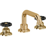 California Faucets - 8'' Widespread Lavatory Faucet - French Gold Pvd