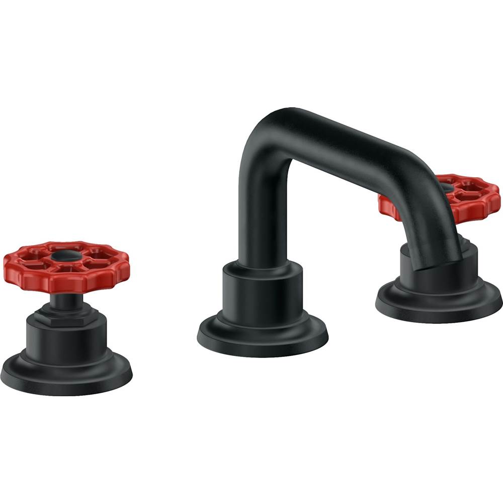 California Faucets - 8'' Widespread Lavatory Faucet - Carbon Pvd