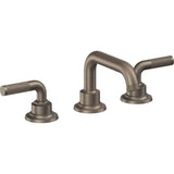 California Faucets - 8'' Widespread Lavatory Faucet - Antique Nickel Flat